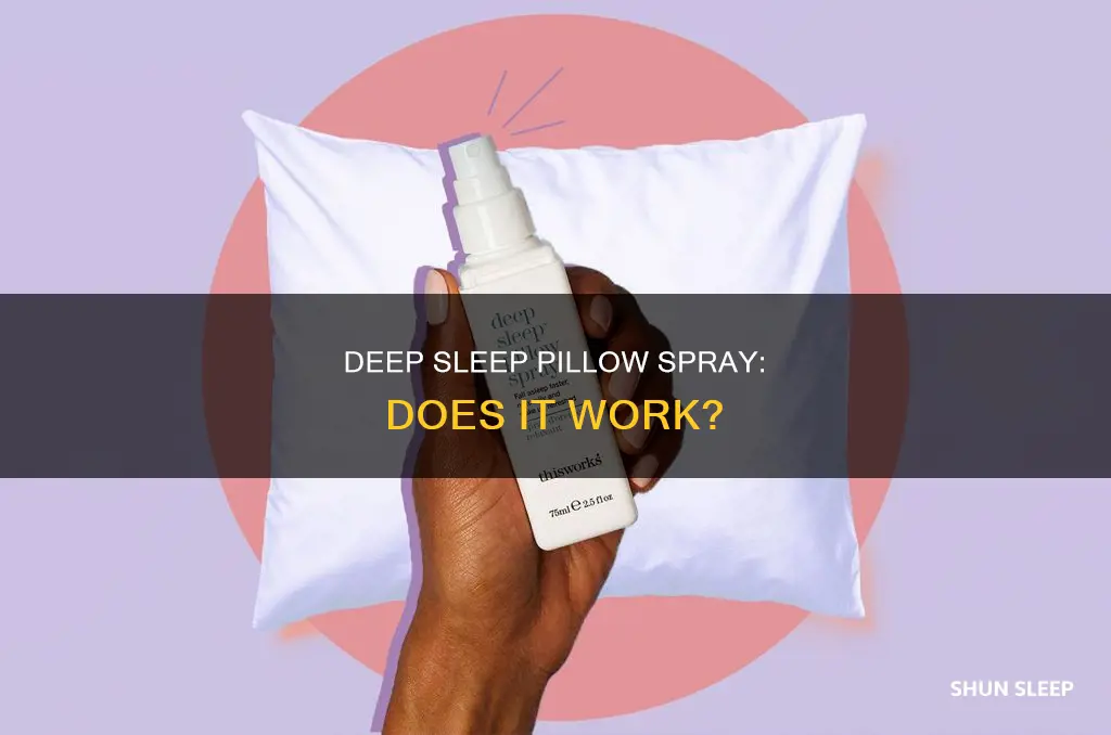 how does deep sleep pillow spray work