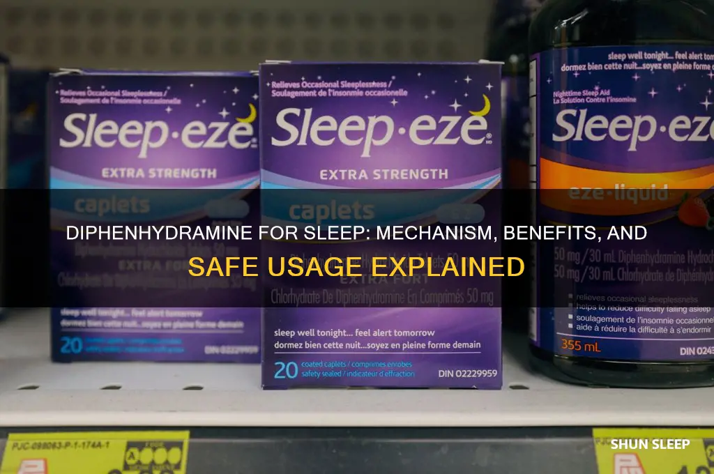 how does diphenhydramine help you sleep