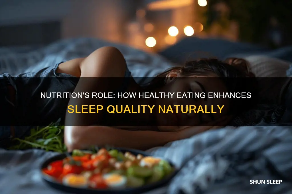 how does eating healthy help you sleep better
