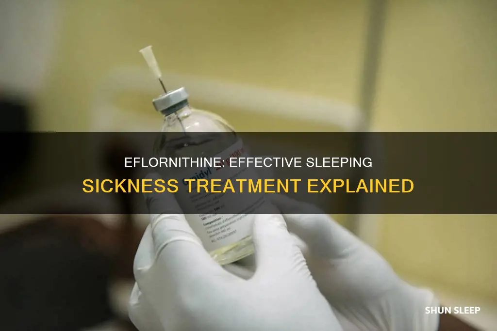 how does eflornithine work for sleeping sickness