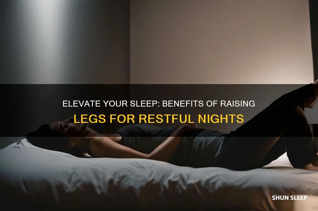 how does elevating your legs help with sleeping