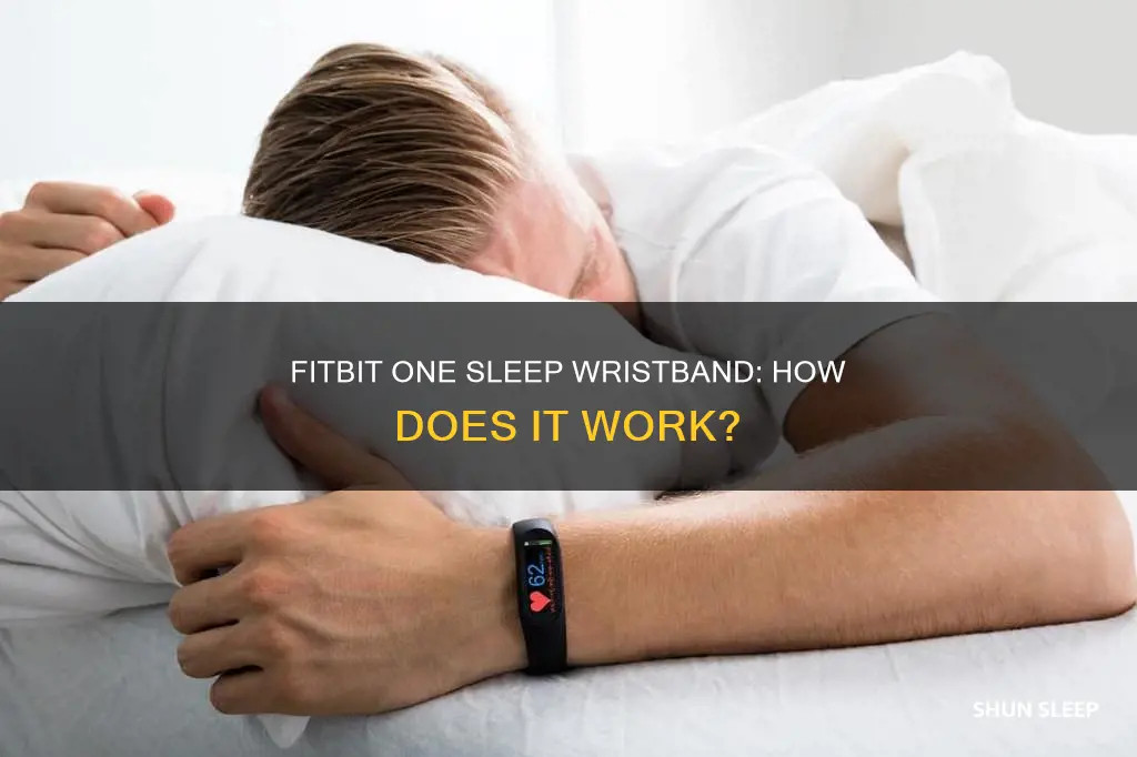 how does fitbit one sleep wristband work