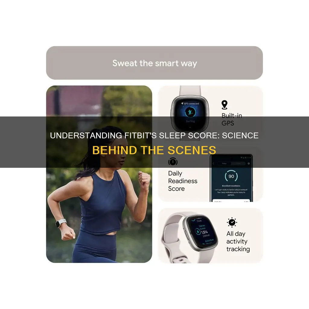 how does fitbit sleep score work