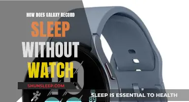 Galaxy's Sleep Tracking: Unobtrusive and Unseen