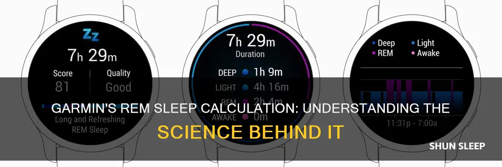 how does garmin calculate rem sleep