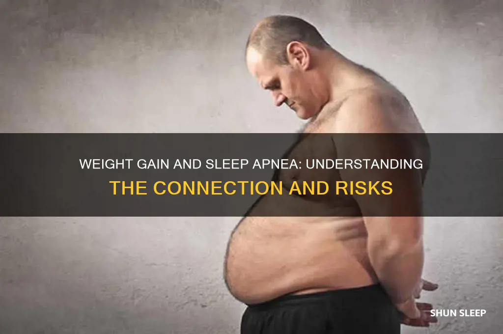 how does getting fat cause sleep apnea