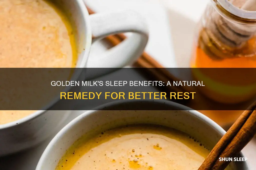 how does golden milk help you sleep