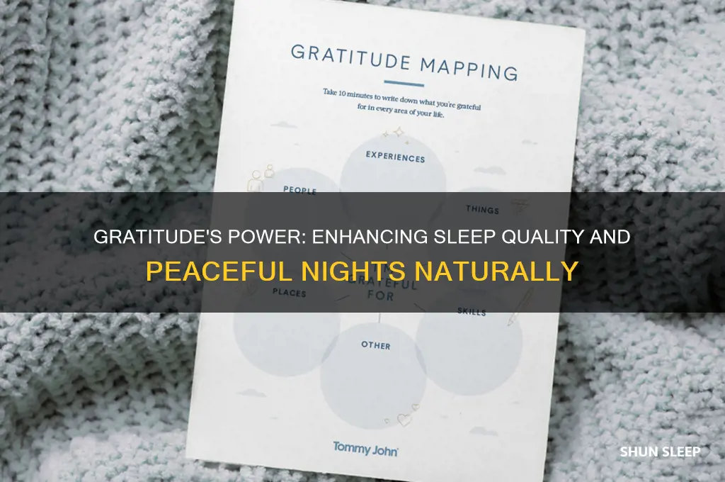 how does gratitude help you sleep better
