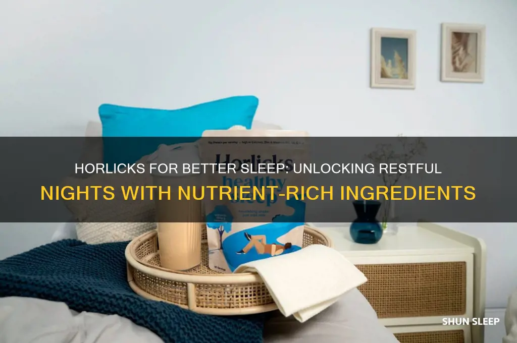 how does horlicks help you sleep