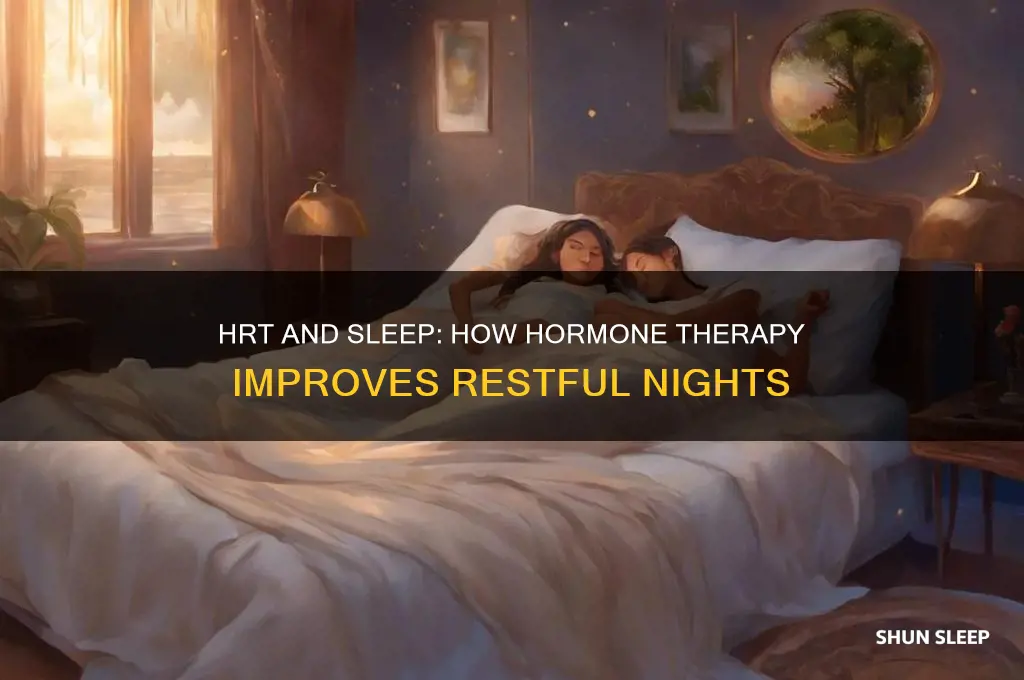 how does hrt help with sleep
