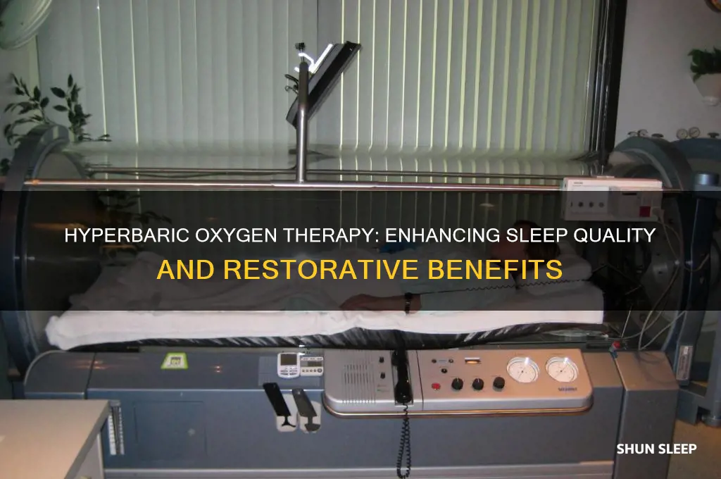 how does hyperbaric oxygen help sleep