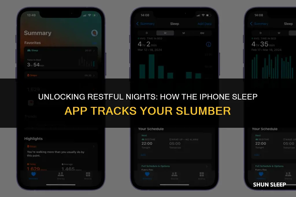 how does iphone sleep app count the hours you sleep