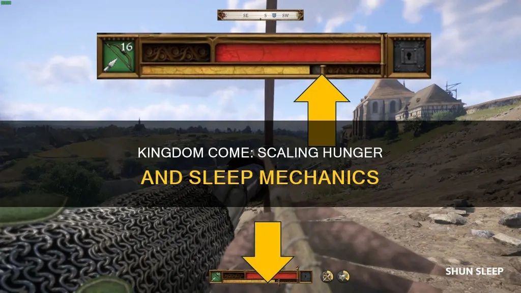 how does kingdom come scale work for hunger and sleep
