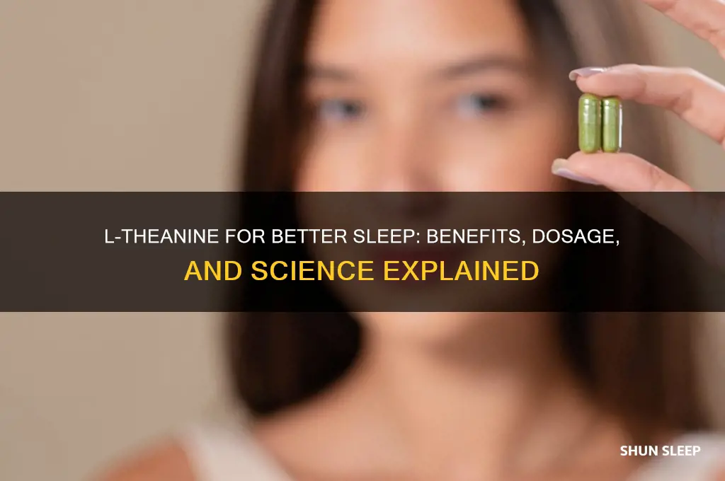 how does l theanine help sleep
