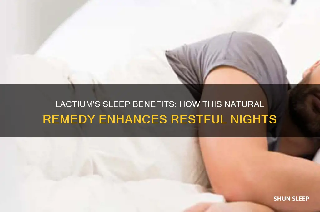 how does lactium help with sleep