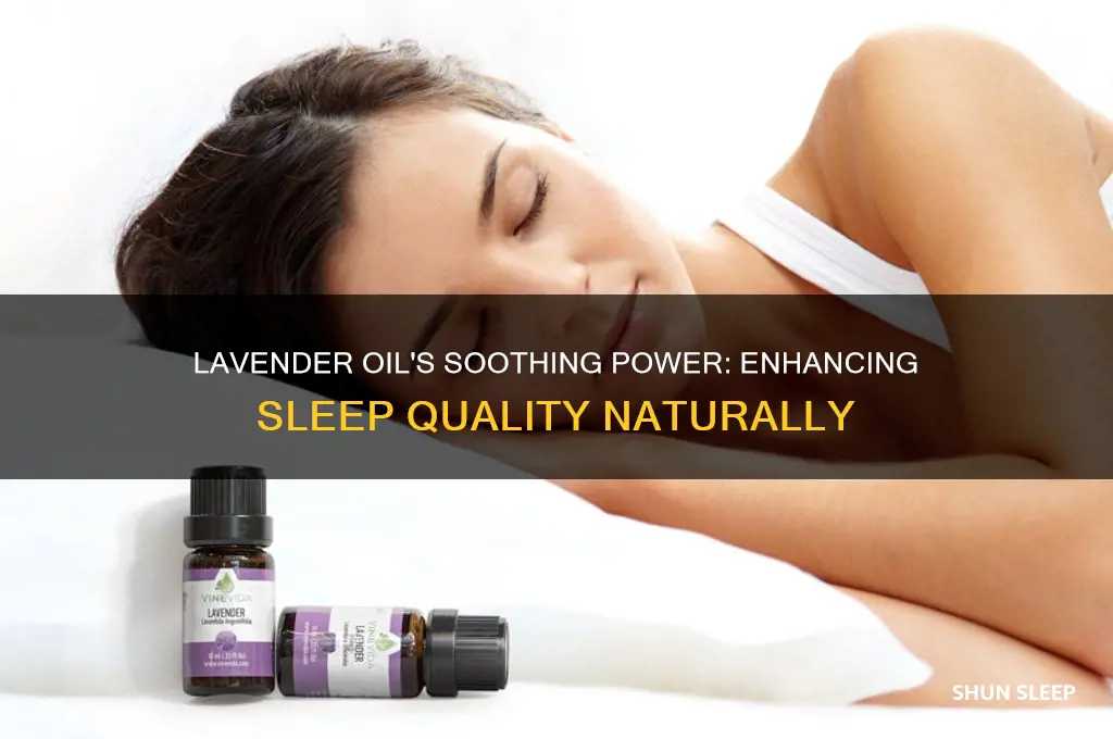 how does lavendar oil help you sleep