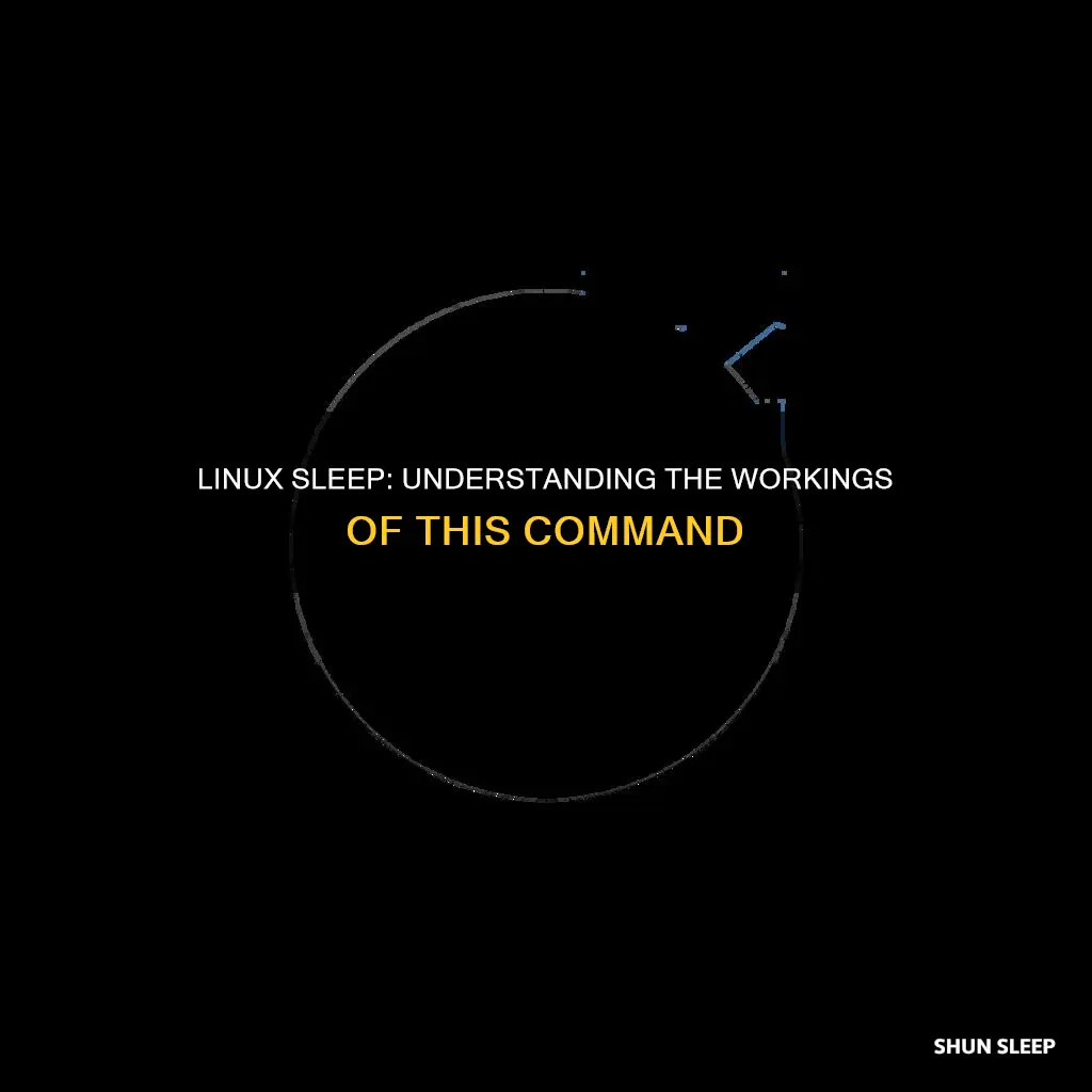 how does linux sleep work