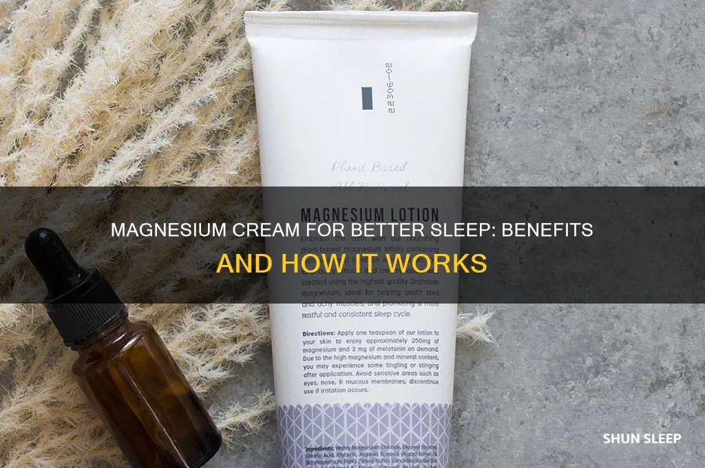 how does magnesium cream help you sleep