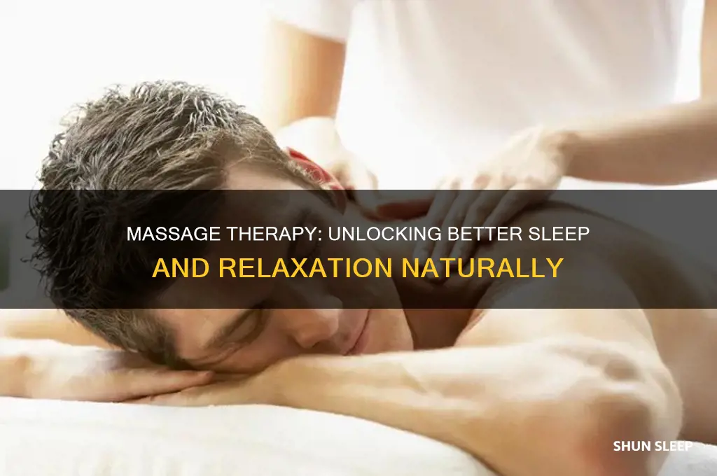 how does massage help sleep