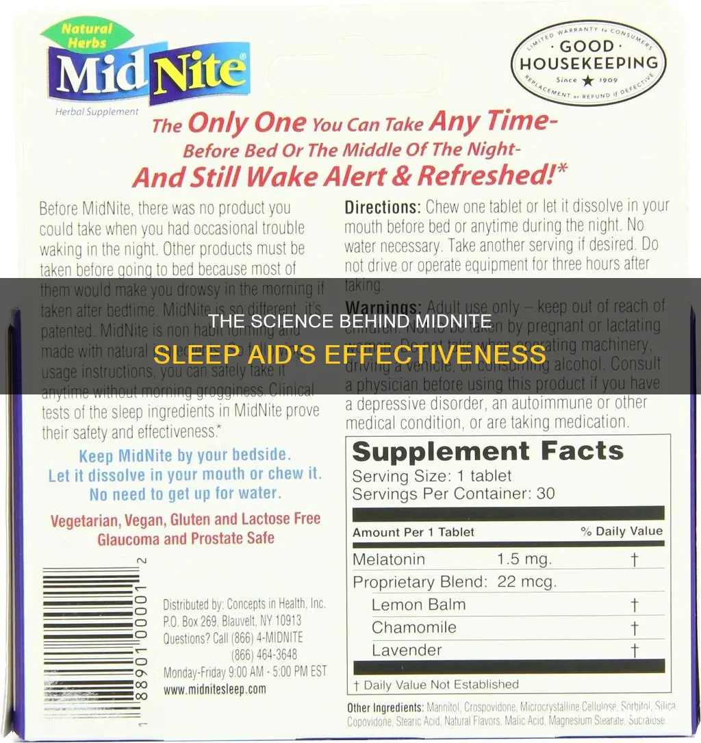 how does midnite sleep aid work