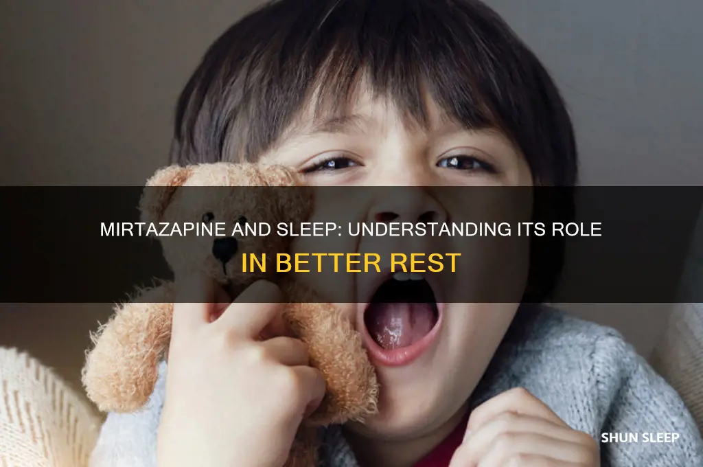 how does mirtazapine help with sleep