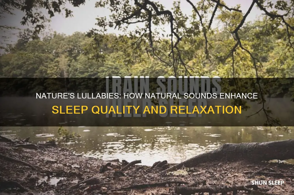 how does nature noise help you sleep
