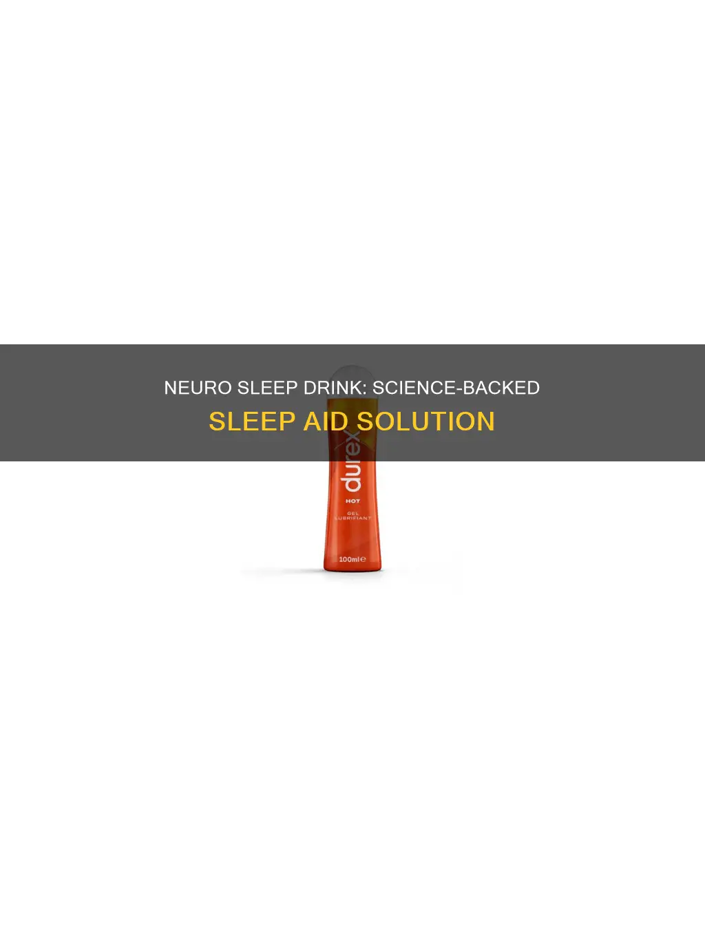 how does neuro sleep drink work