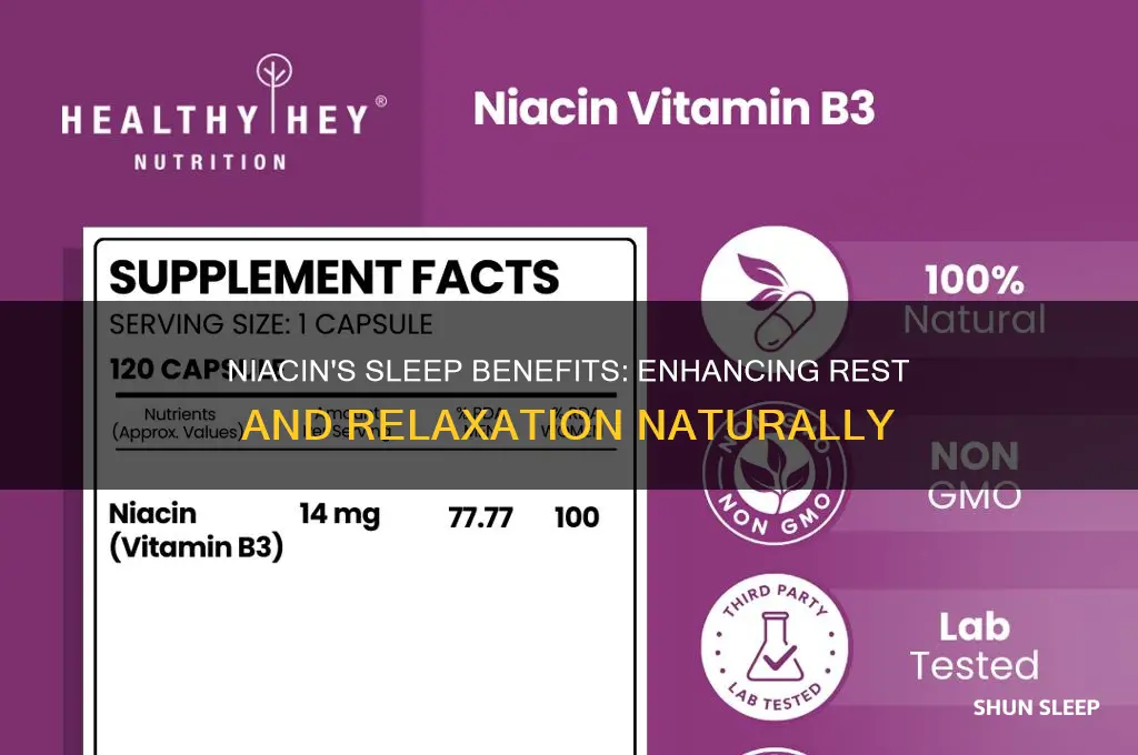 how does niacin help with sleep