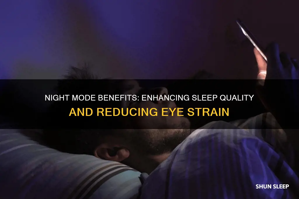 how does night mode help you sleep