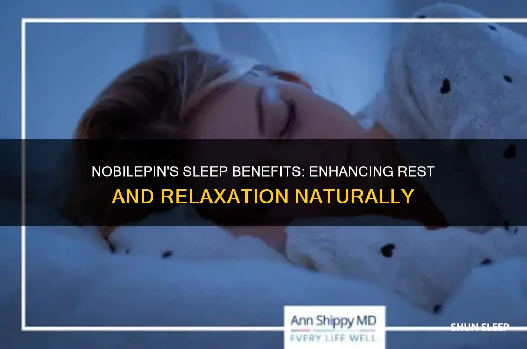 how does nobilepin help aid sleep