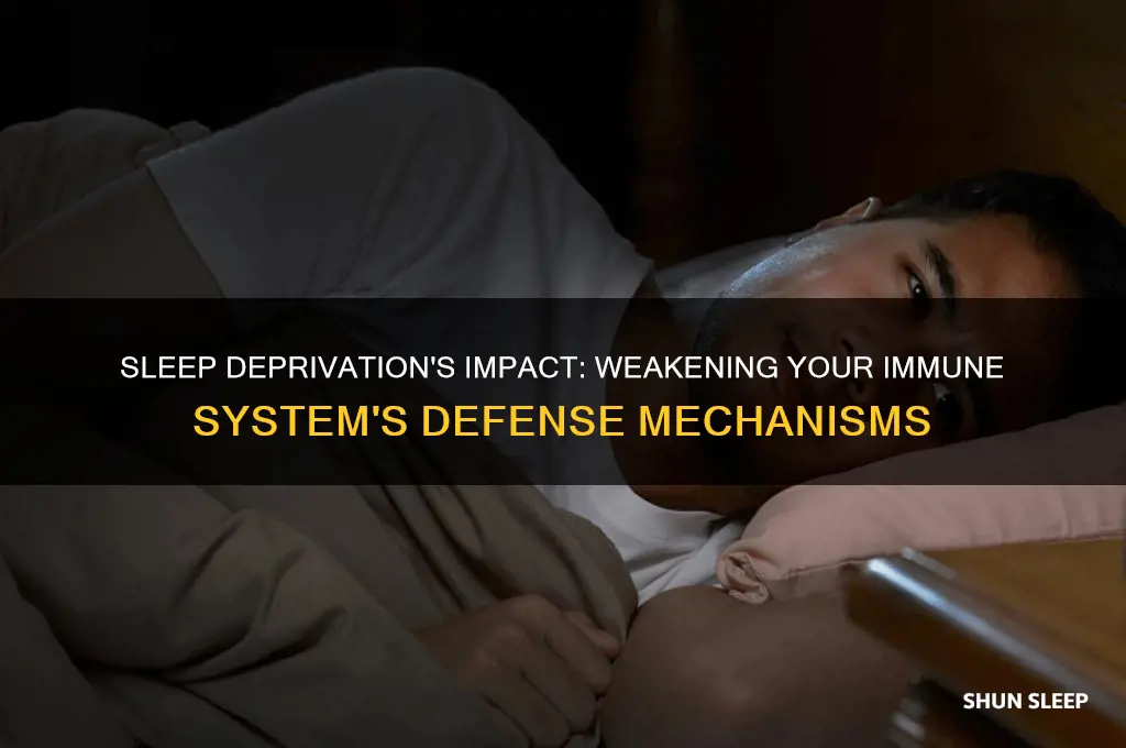how does not getting enough sleep affect your immune system