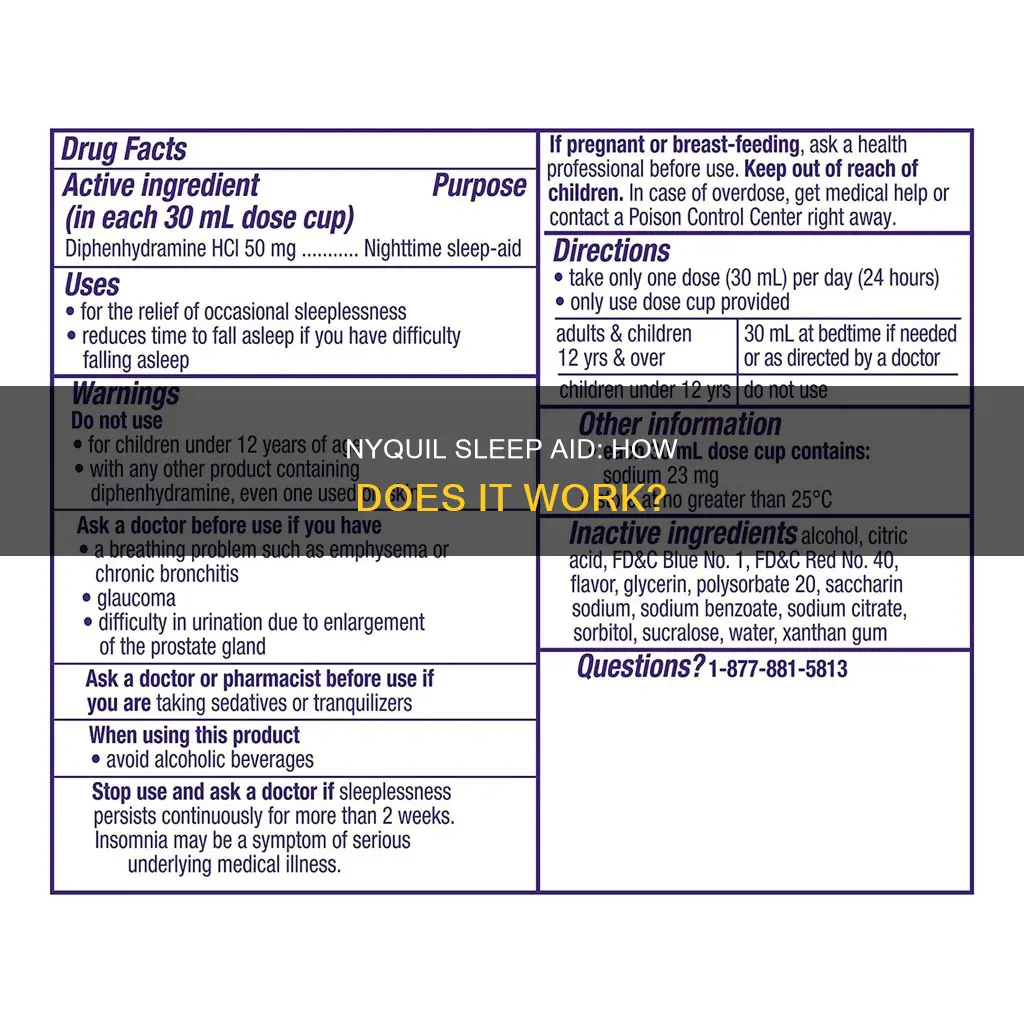 how does nyquil sleep aid work