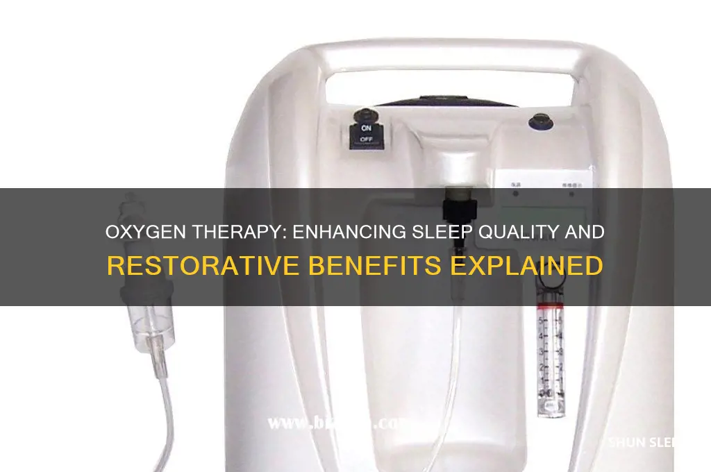 how does oxygen therapy help sleep