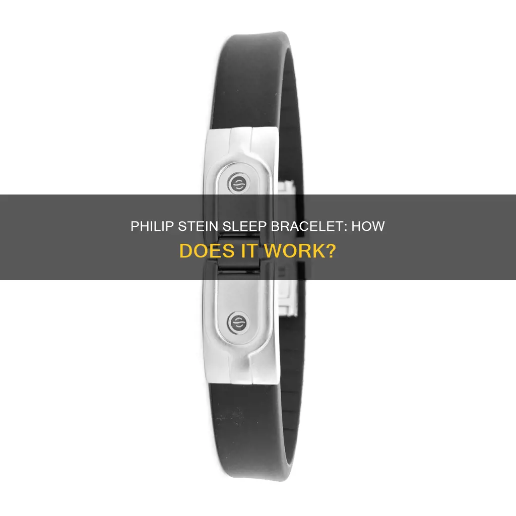 how does philip stein sleep bracelet work