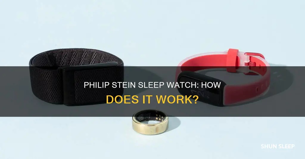 how does philip stein sleep watch work