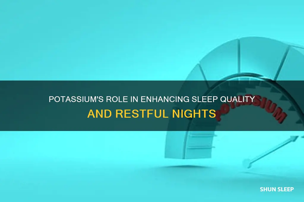 how does potassium help you sleep