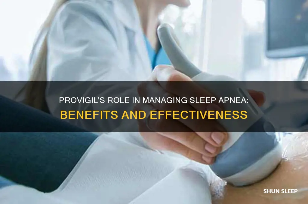 how does provigil help sleep apnea