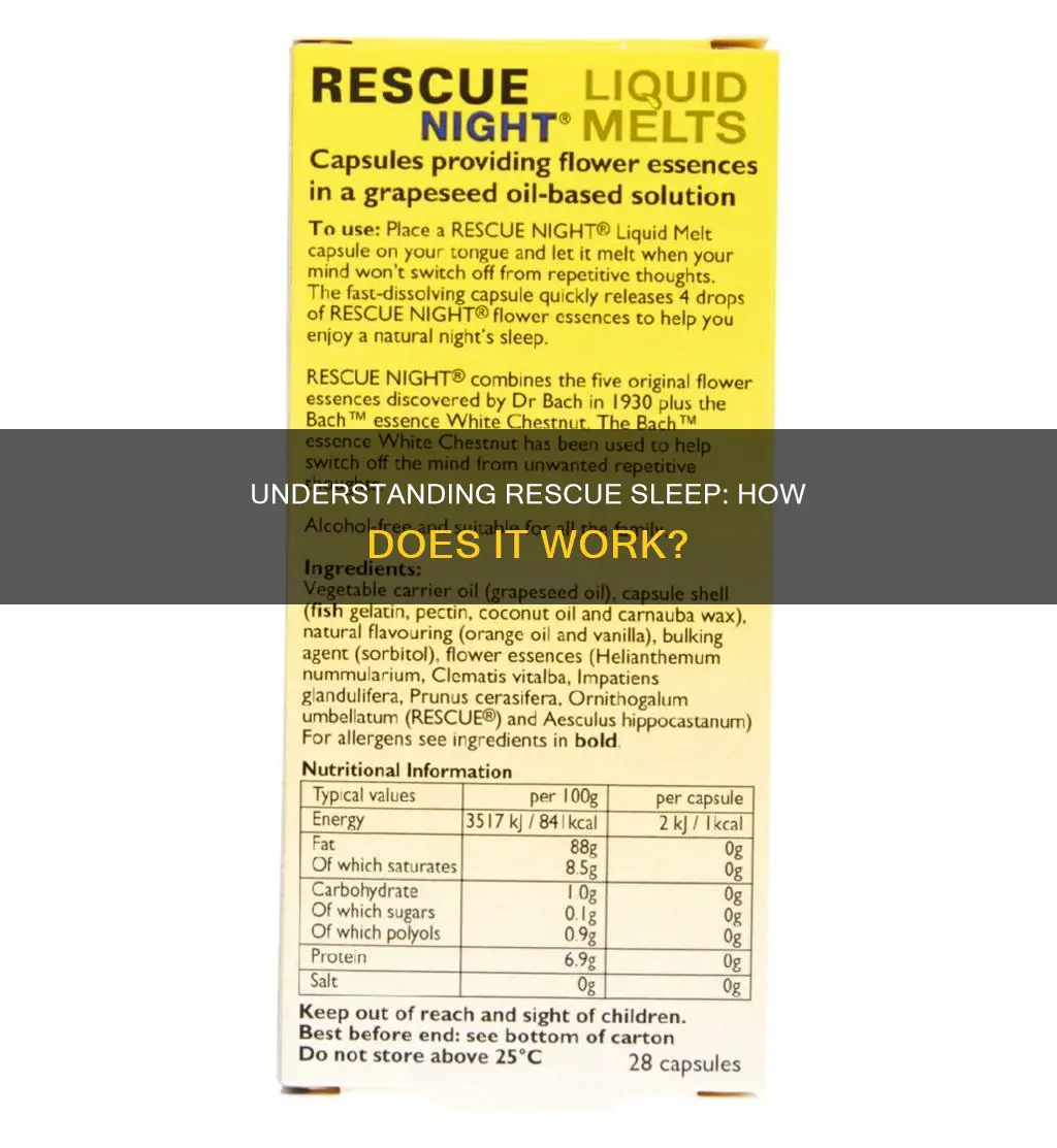 how does rescue sleep work