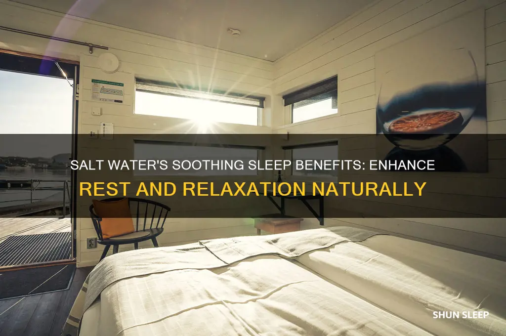 how does salt water help sleep