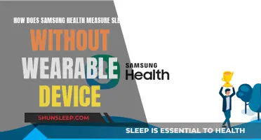 Samsung Health: Sleep Tracking Without Wearables
