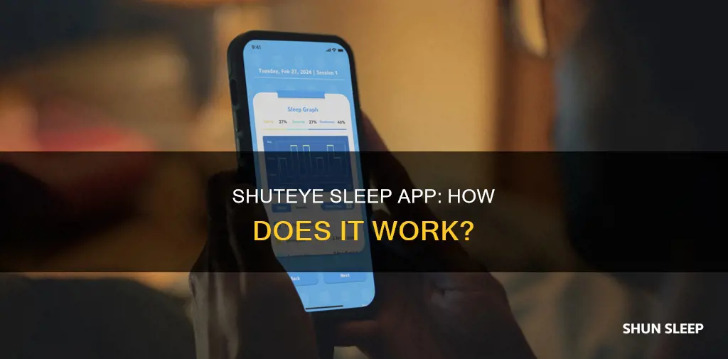 how does shuteye sleep app work