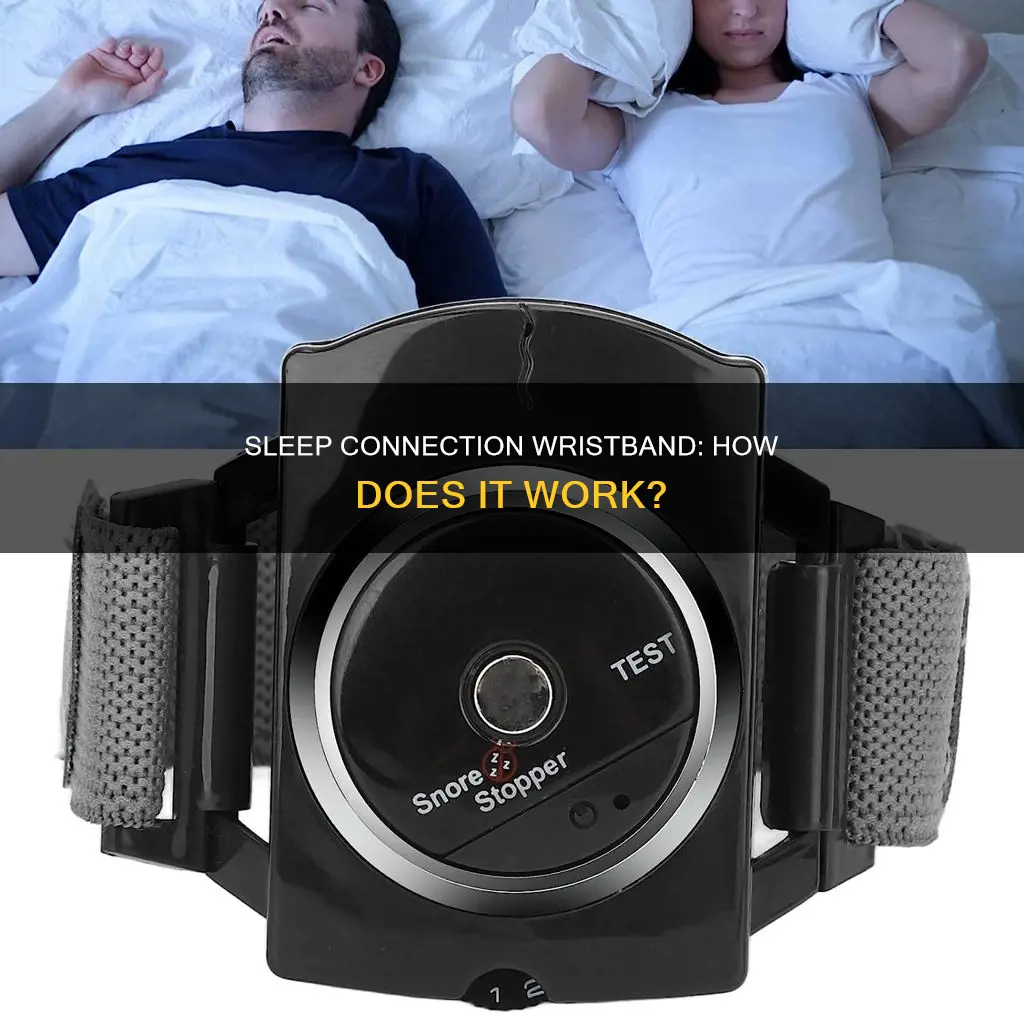 how does sleep connection wristband work