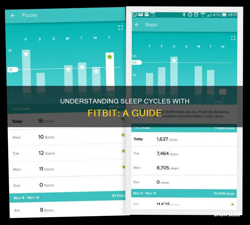 how does sleep cycle work on fitbit