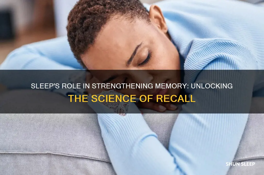 how does sleep help consolidate memory
