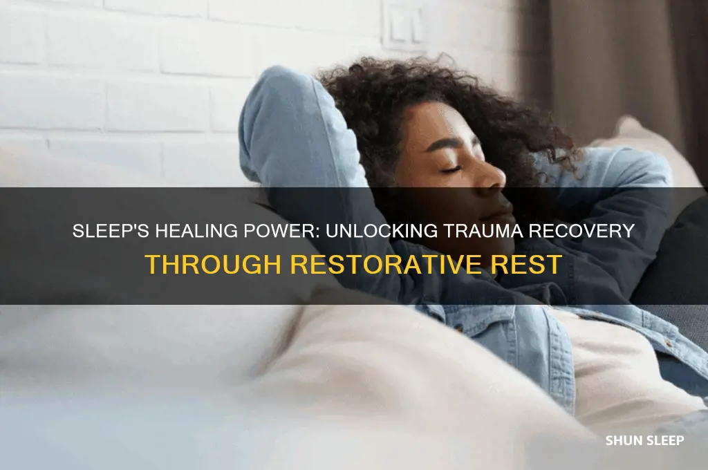 how does sleep help heal trauma cases