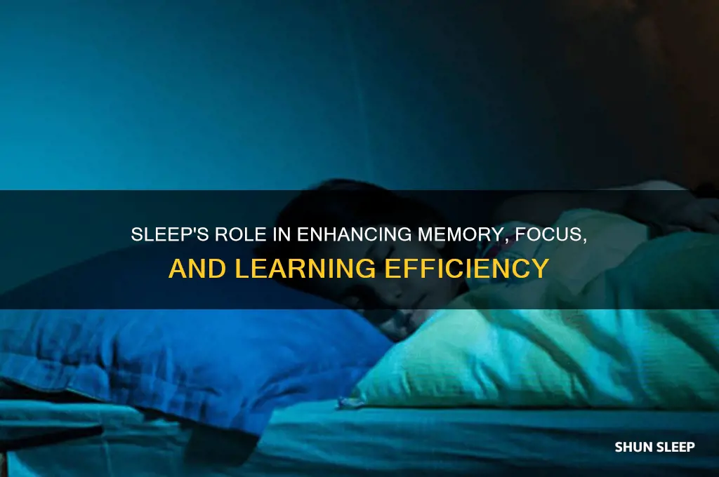 how does sleep help learnign