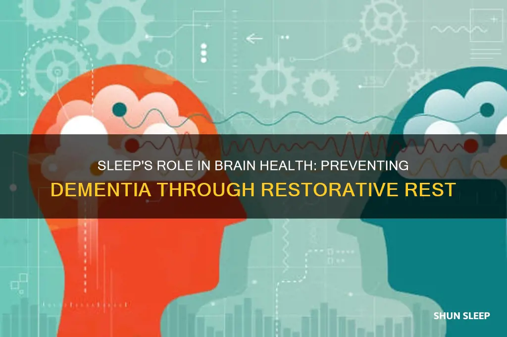 how does sleep help prevent dementia