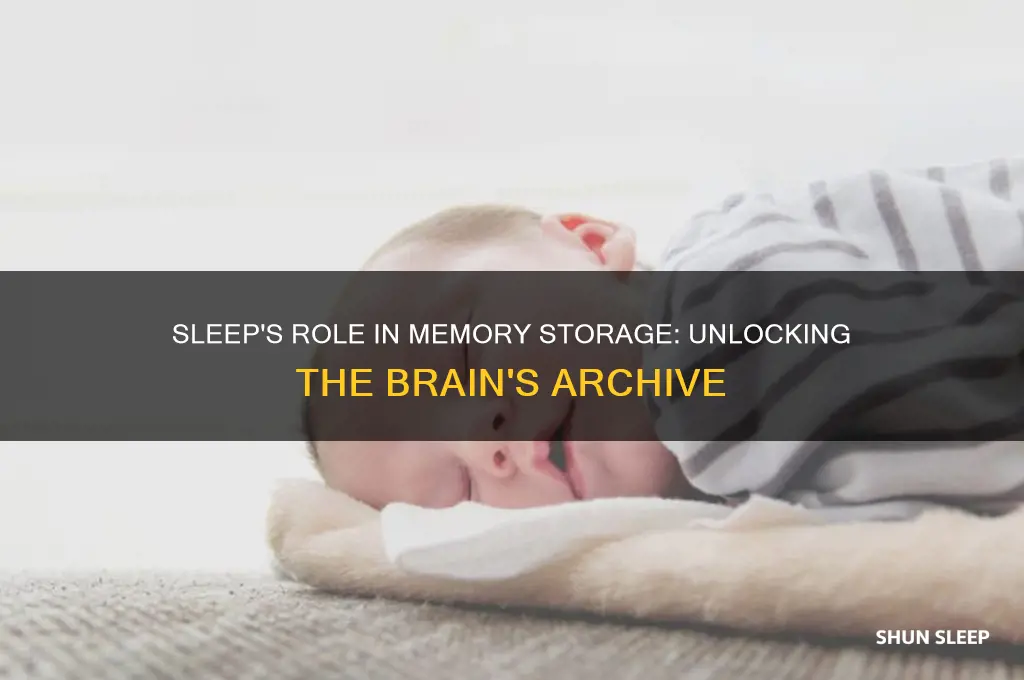 how does sleep help store memor