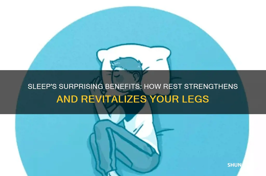 how does sleep help the legs