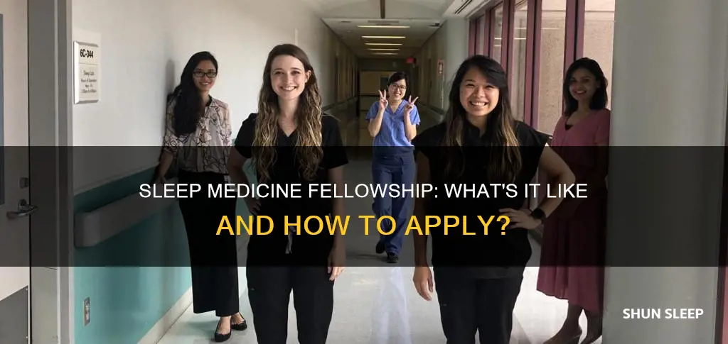 how does sleep medicine fellowship work